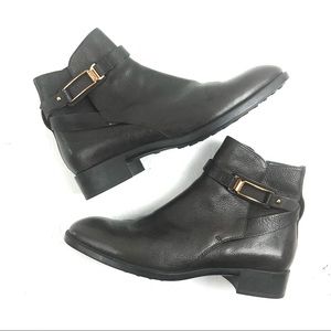 Tod’s Brown Leather Booties Size 10